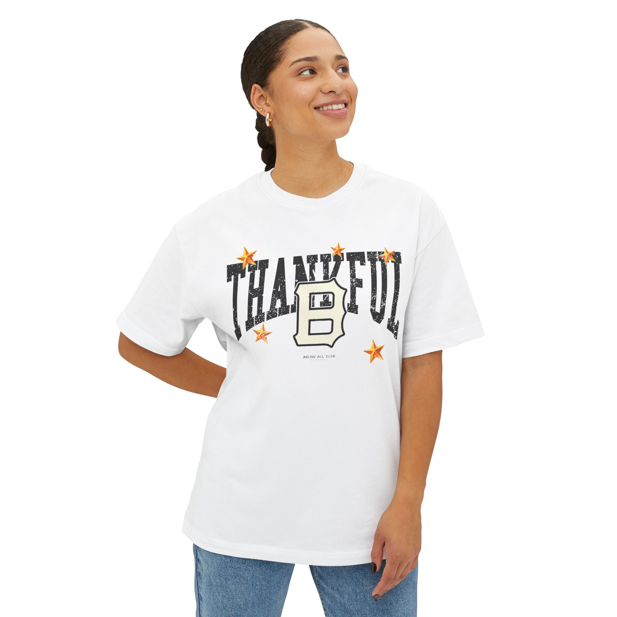 Be Thankful White Tee